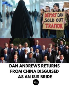Dictator Dan Returns From China Disguised As An iSiS Bride